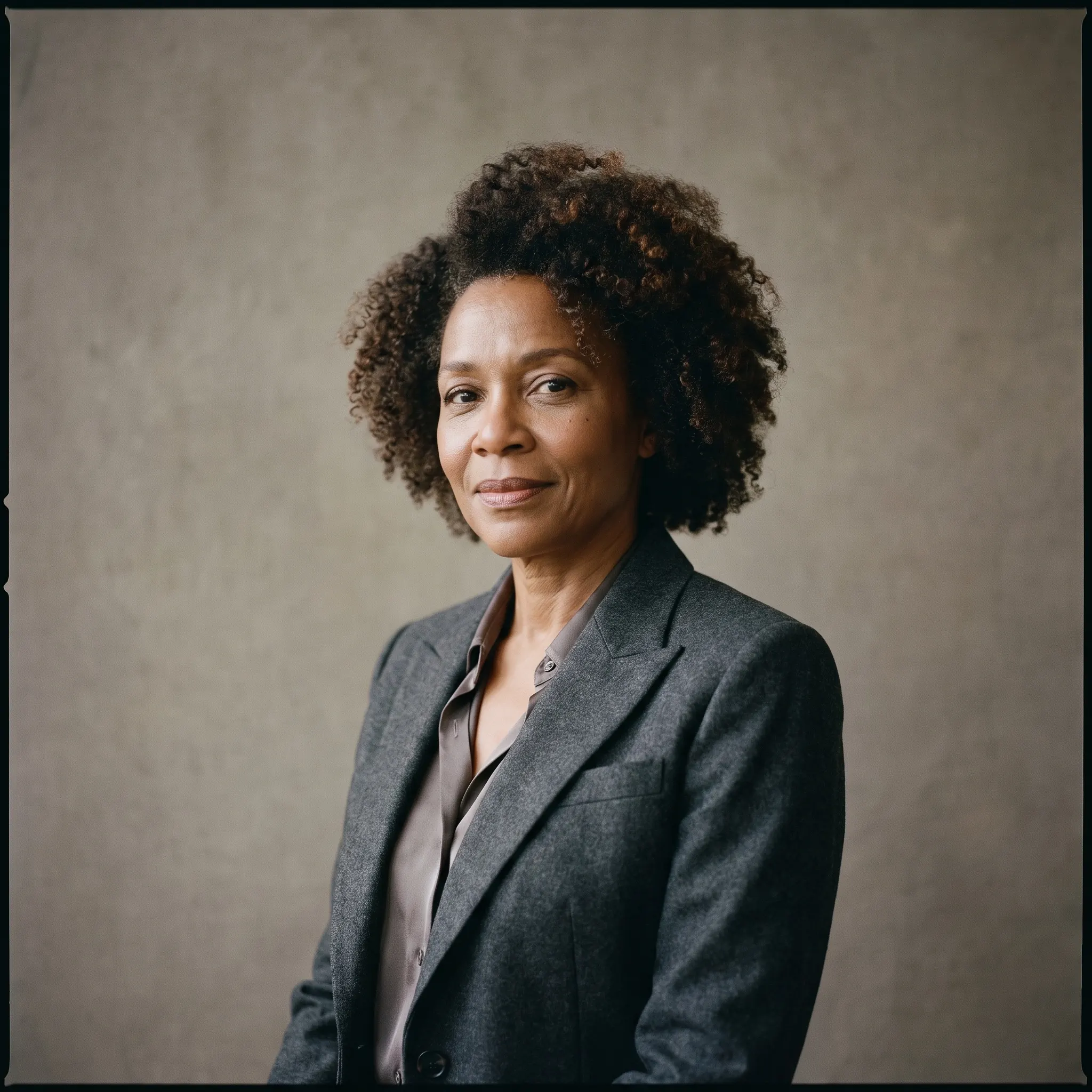 Editorial studio portrait of Dr. Amina Yusuf, Managing Director